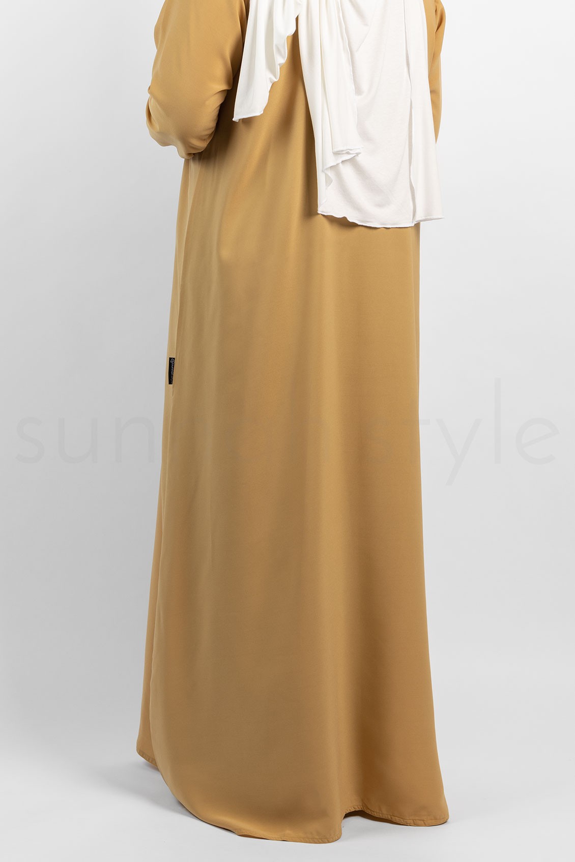 Sunnah Style Plain Closed Abaya Goldenrod